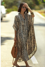 Animal Print Dress/ MuMu